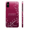 Ruby Red Quietly Powerful Cell Phone Cover