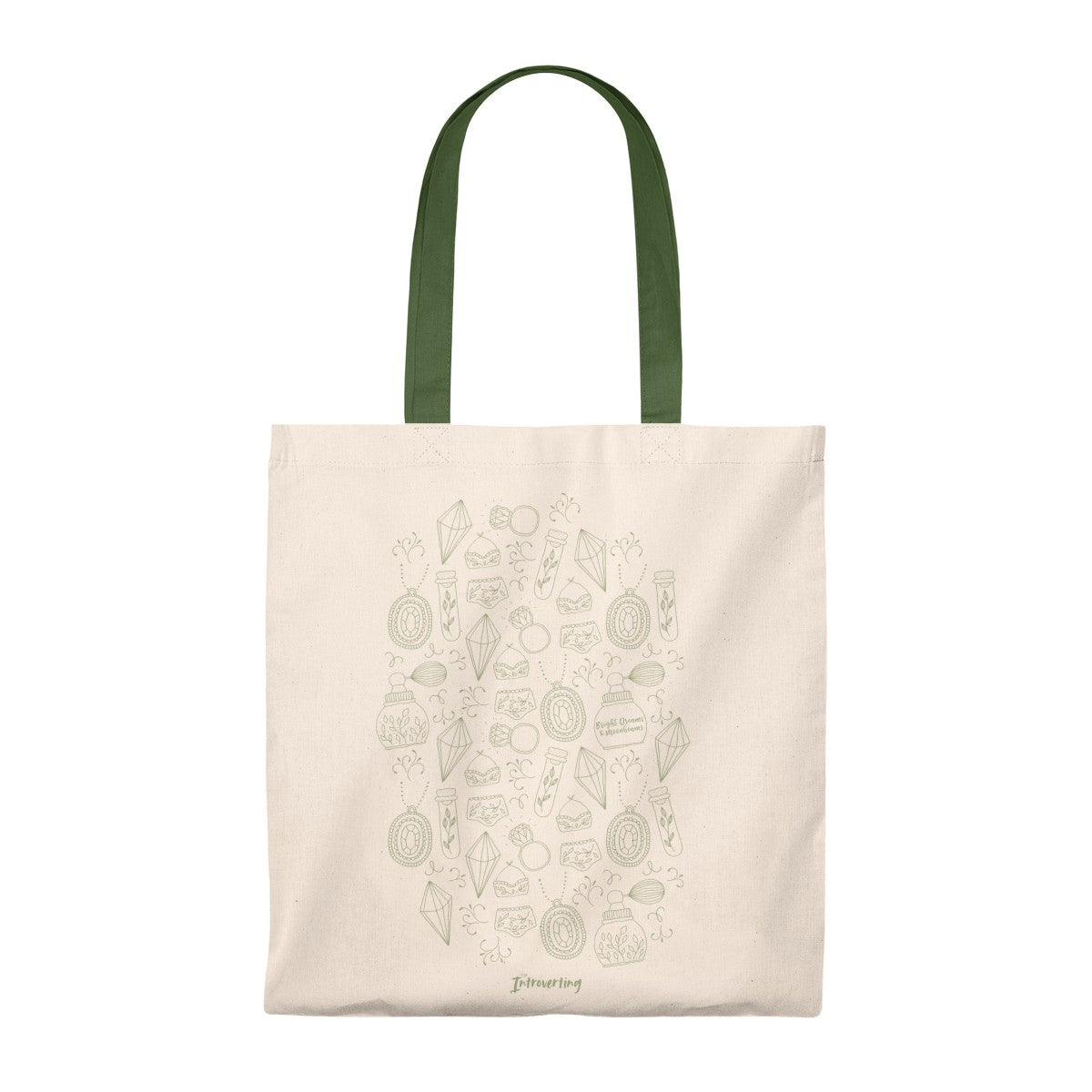 Crystal Beauty Vintage Tote Bag