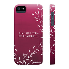 Ruby Red Quietly Powerful Cell Phone Cover
