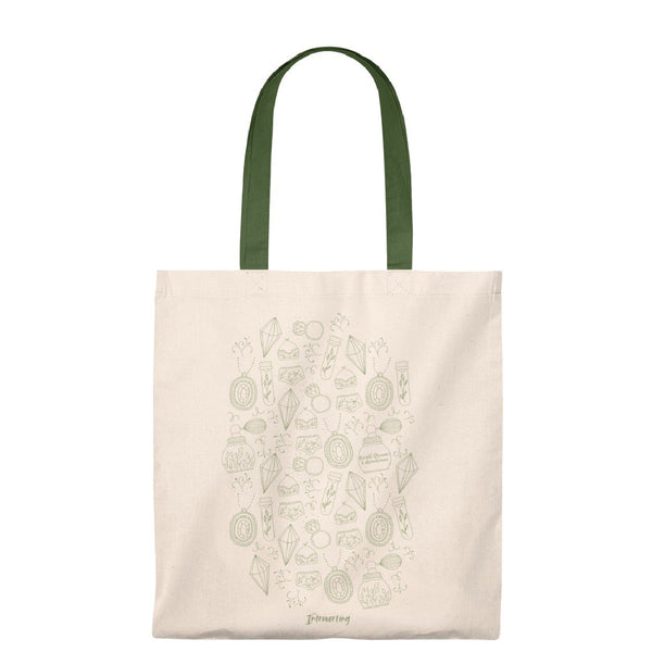 Crystal Beauty Vintage Tote Bag